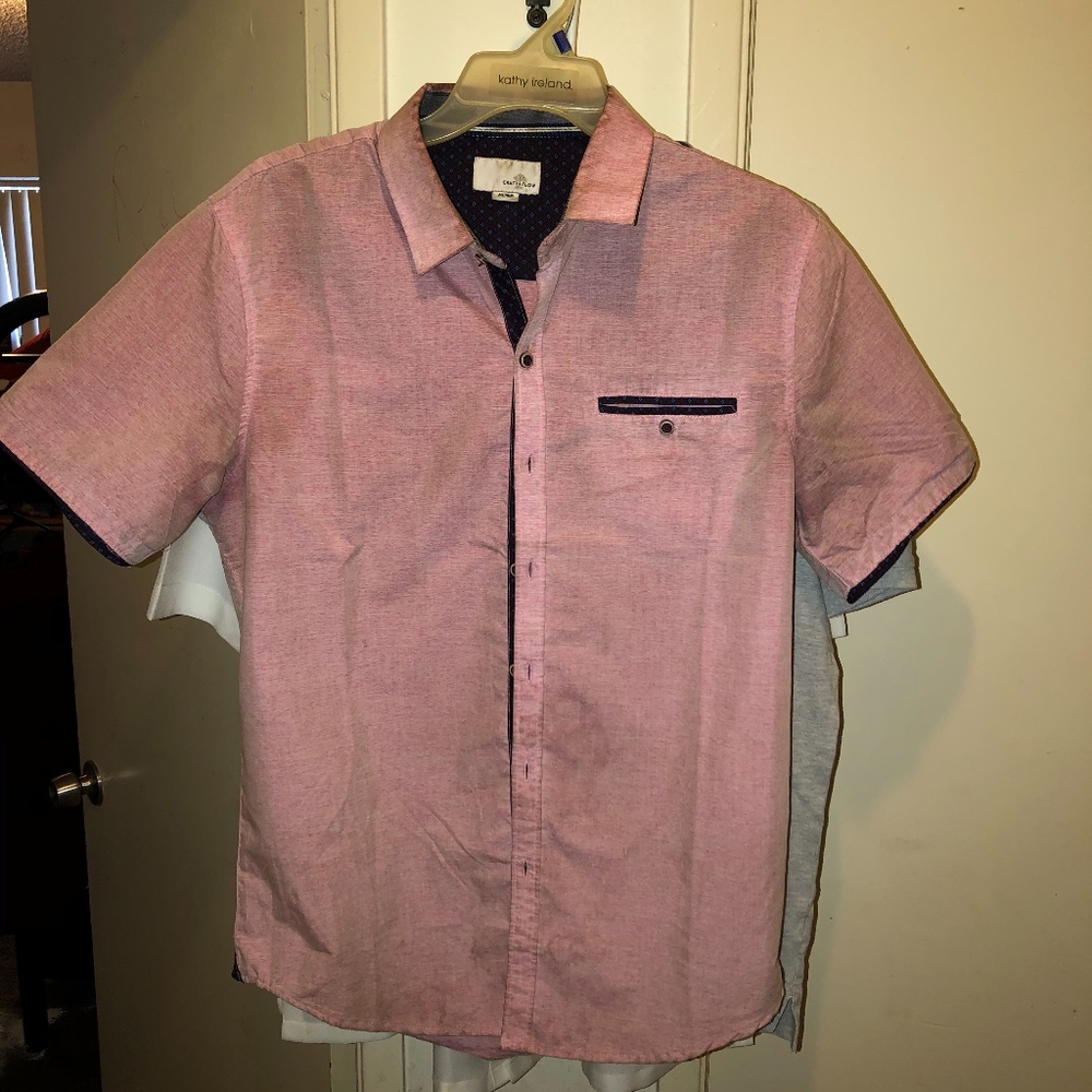 Craft And Flow Men's Short Sleeve Button Up